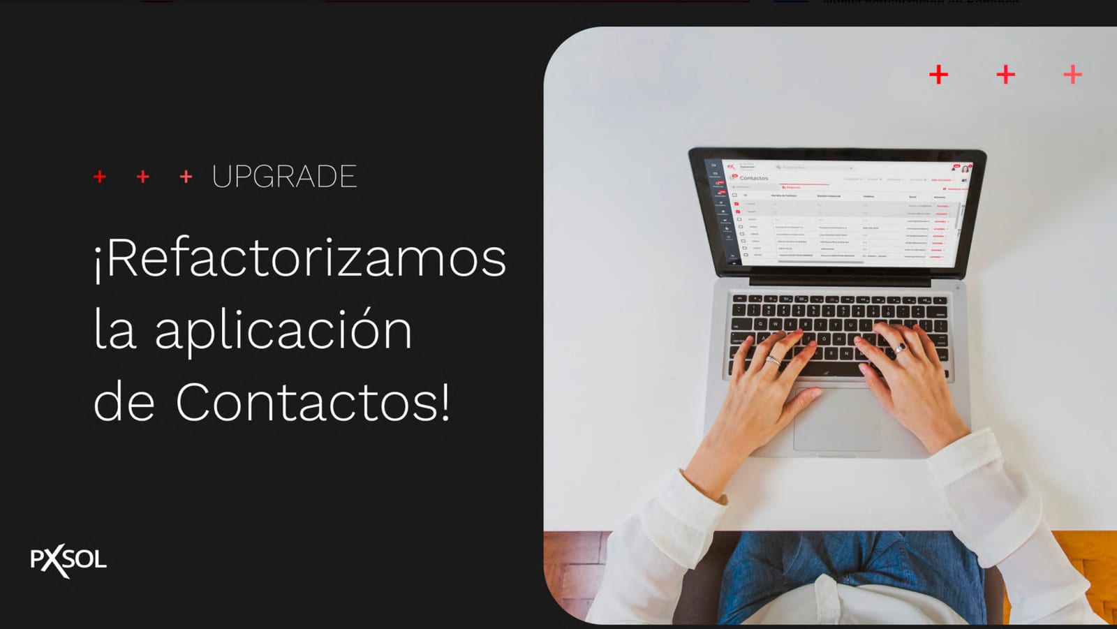 ACTUALIZACIÓN DE SISTEMA: Aplicación Contactos