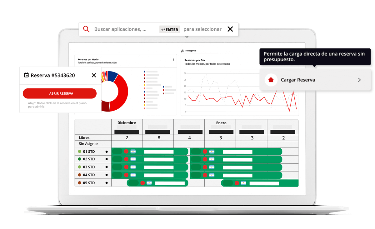 notebook property management system (PMS)