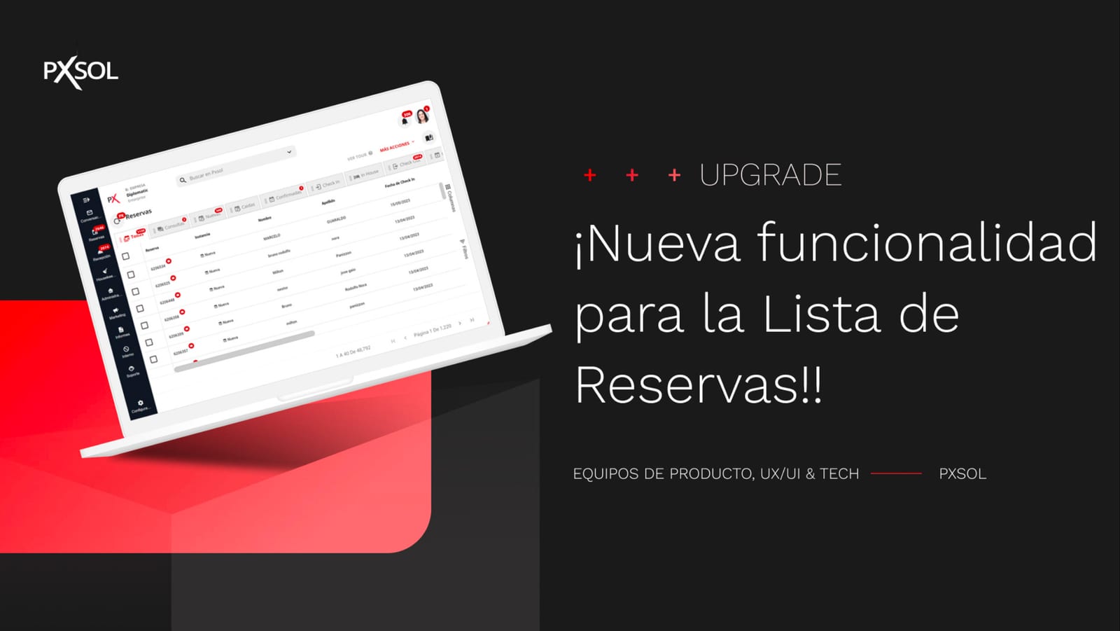 ACTUALIZACIÓN DE SISTEMA: Aplicación Lista de Reserva
